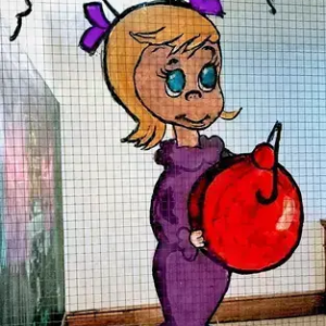 cindy loo who example of window painting service for thhe art services page